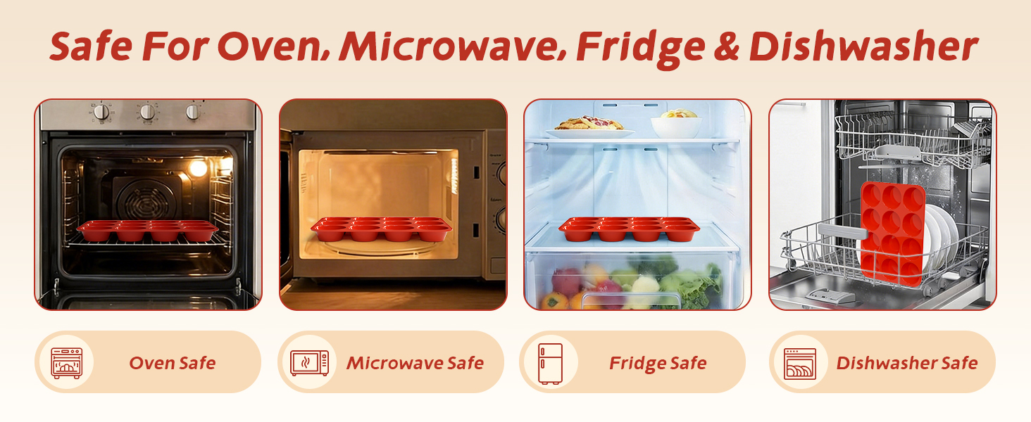 Safe For Oven, Microwave, Fridge &amp;amp; Dishwasher