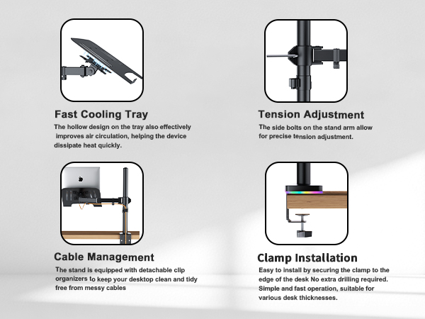 Monitor &amp; Laptop Mount Stand