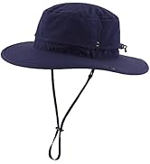 Connectyle Mens Waterproof Sun Hat Outdoor UPF 50+ Boonie Hat for Fishing Hiking
