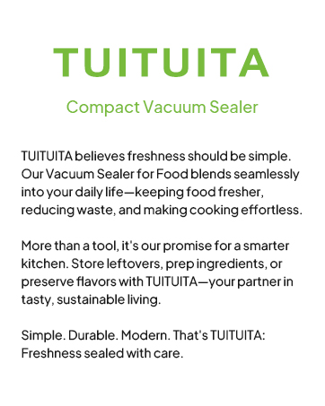 Compact Vacuum Sealer for Food