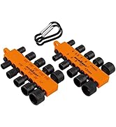 HORUSDY 22-Piece Power Nut Driver Set for Impact Drill, SAE and Metric, 1/4” Nut Driver Hex Keys,...