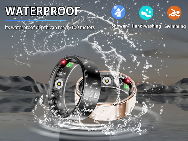 smart ring for women men, sleep tracker ring, fitness tracker, health ring, fitness rings for women