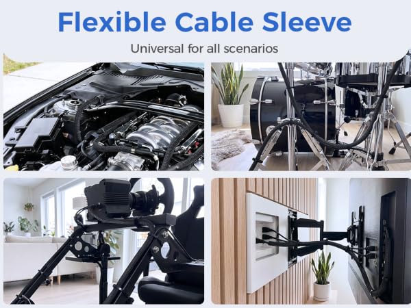cable sleeve wire loom cord cable wire protector cable management sleeve cord cable hider cord cover