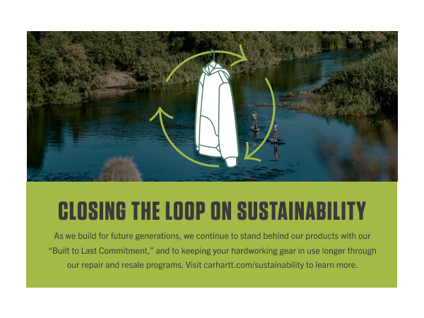 Carhartt, closing the loop on sustainability with repair and resale programs