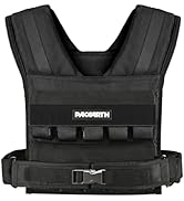 PACEARTH Adjustable Weighted Vest for Men, PACEARTH Heavy Duty Weight Vest with 20 Adjustable Iro...