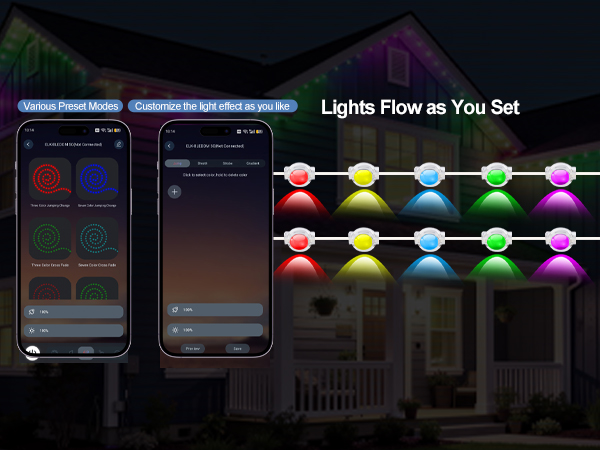Lights Flow as You Set