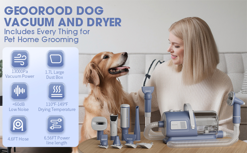 Pet grooming machine set