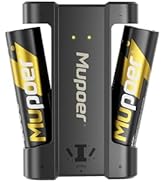 Mupoer Rechargeable AA Batteries with Mini Box,3600mWh AA Lithium Batteries 2 Count 1.5V,Double A...