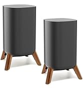 Real Wood Stand for Roku Wireless Speakers,Tripod Holder Accessories Protect Audio for Better Sou...