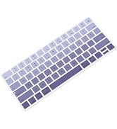 Allinside Ombre Deep Purple Cover for Apple Magic Keyboard (MLA22LL/A) with US Layout