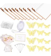 93 Pcs Flower Bouquet Wrapping Paper Kits, 20 Sheets Valentines White Waterproof Floral Wrapping ...