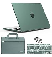 IBENZER Compatible with M2 2023 2022 MacBook Air 13 inch case, Model A2681, Hard Shell Case &amp; Sle...
