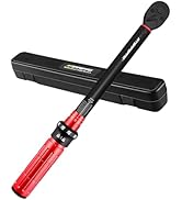 ATsafepro 3/8 Inch Torque Wrench,Torque Wrench 3/8 Drive-Dual Scales 5-50 Ft-Lb/6.8-68 Nm,3/8 Tor...