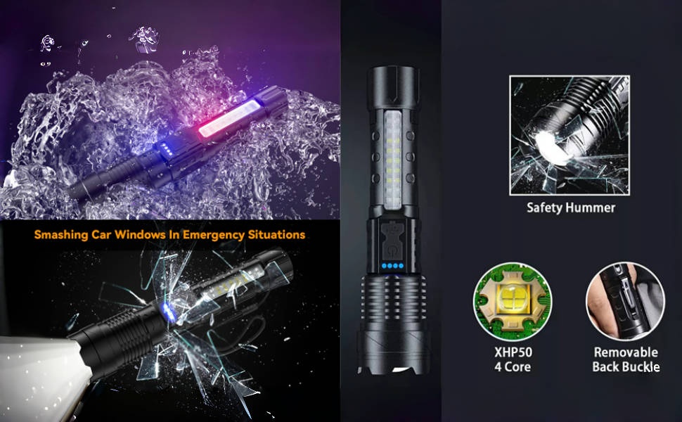 2024 New Upgraded A70 Tactical LED Flashlight