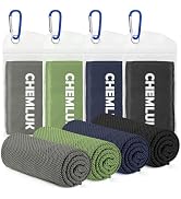 CHEMLUK Cooling Towels for Neck and Face: Instant Cool Towel for Hot Weather UPF 50 Quick Dry Mic...