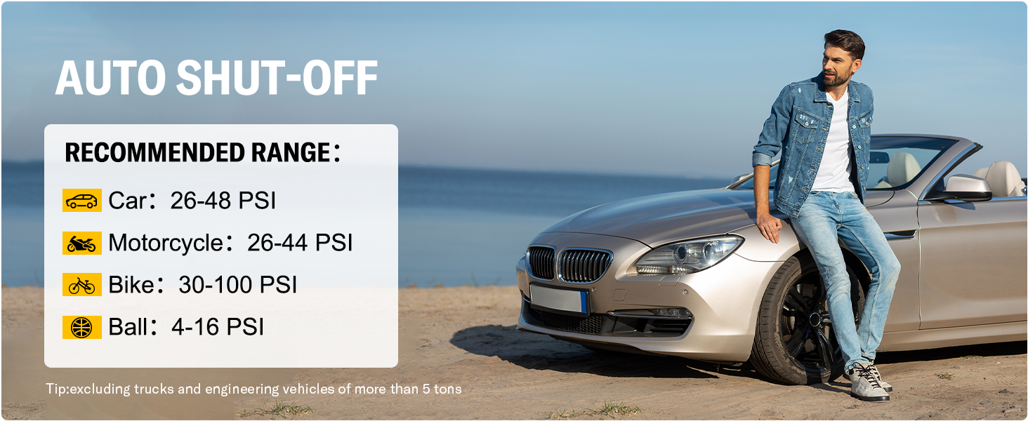 Tire Inflator Portable Air Compressor