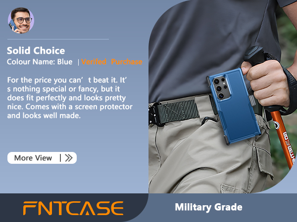 FNTCASE for Samsung Galaxy S24-Ultra Case