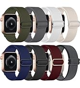 Brigtlaiff 8 Pack Bands Compatible with Apple Watch Band 38mm 40mm 41mm 42mm 44mm 45mm 46mm 49mm ...