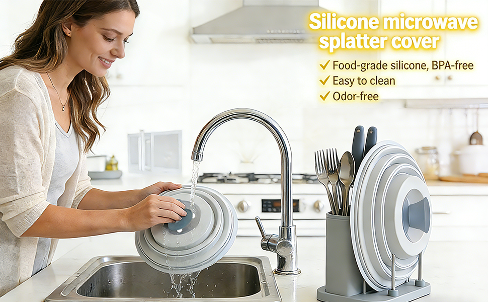 microwave food covers splatter guard