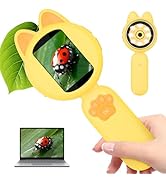 Mafiti Microscope for Kids Mini Pocket Handheld Kids Microscope Educational Science Kit Toys Xmas...