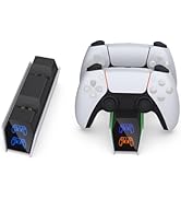 Applicable to PS5 Controller Charger with Fast Charging AC Adapter, PS5 Controller Charging Stati...