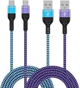 USB C Fast Charging Cable 6FT/2Pack for iPhone 16/16 Pro/16 Pro Max/16 Plus/15/15 Pro/15 Pro Max,...