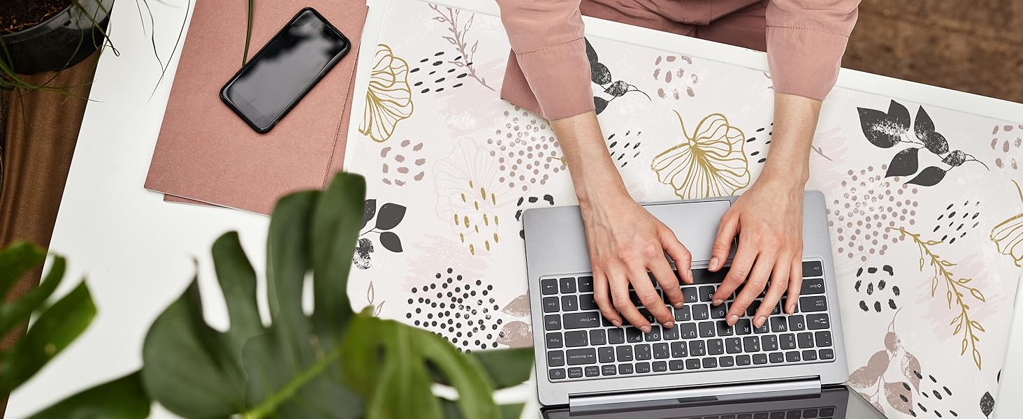 Leather Large Mouse Pad - Designed for Comfort and Productivity!