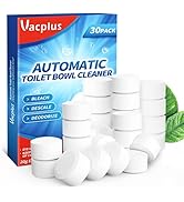 Vacplus Toilet Bowl Cleaners - 30 PACK, Automatical-Cleaning Toilet Bowl Cleaner Tablets for Deod...