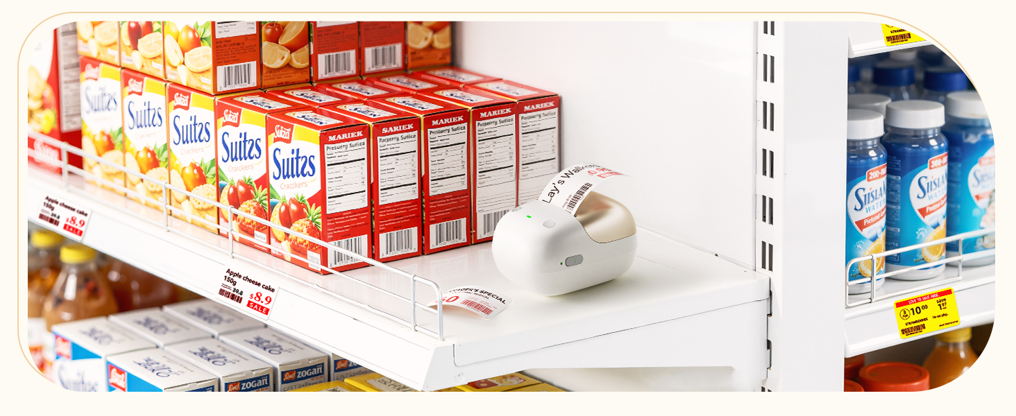 300DPI Sticker Printer for Photo Sticker, DIY Crafts, Study Notes, Gift, Journal Labeling
