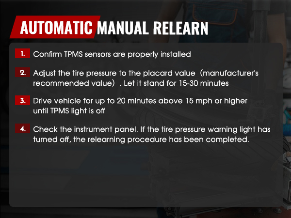 AUTOMATIC MANUAL RELEARN