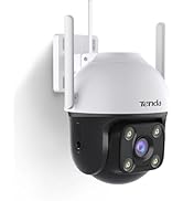 Tenda Security Cameras Outdoor, Plug-in WiFi Camera - 4MP, 360° Pan/Tilt, Color Night Vision, Pat...