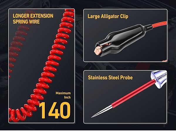 3-65V Backlit Digital LCD Circuit Tester