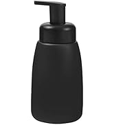 Foaming Hand Soap Dispenser Ceramic Jar Foam Dish Soap Dispenser for Bathroom and Kitchen Sink, L...