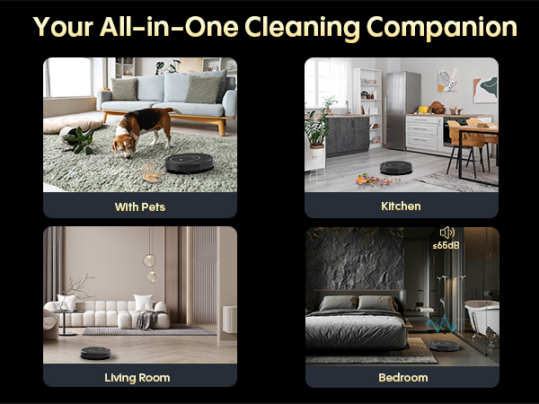 robot vacuum and mop combo