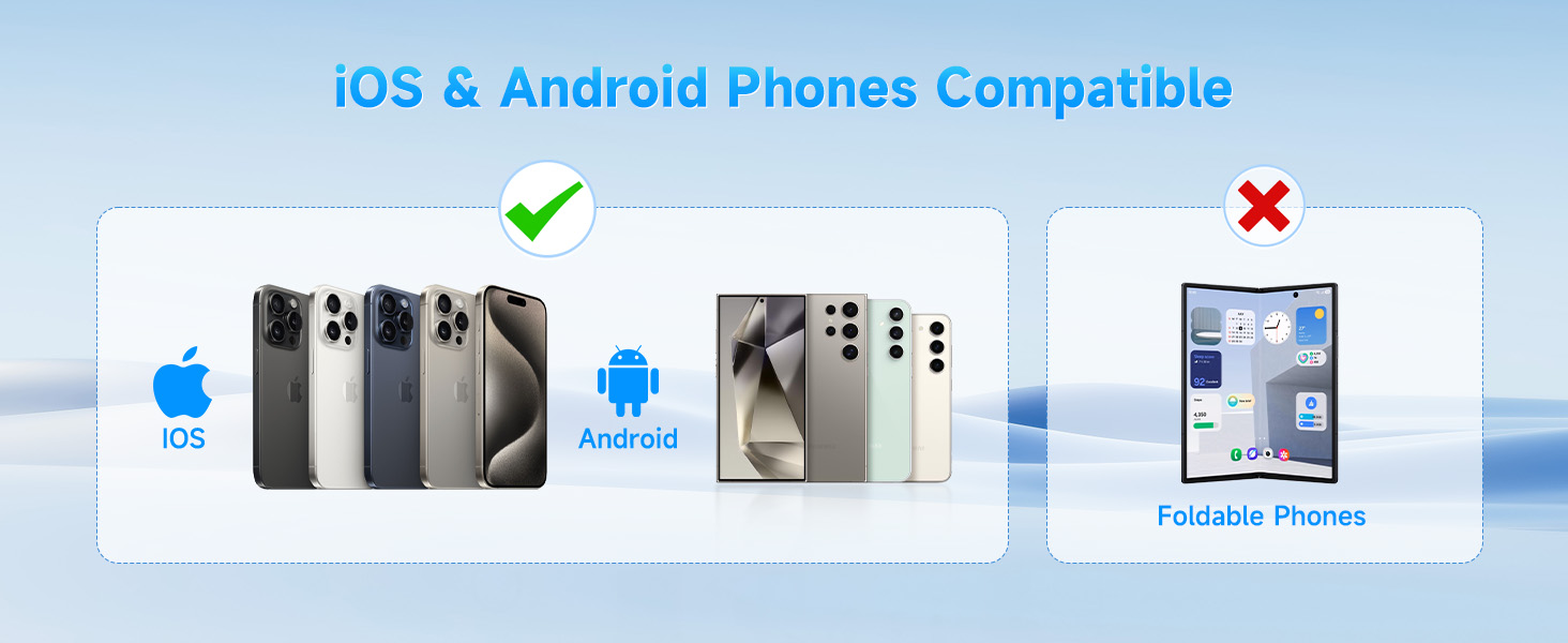 iOS &amp;amp;amp; Android Phones Compatible
