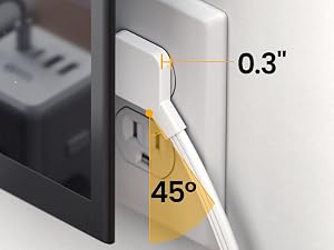 flat plug extension cord