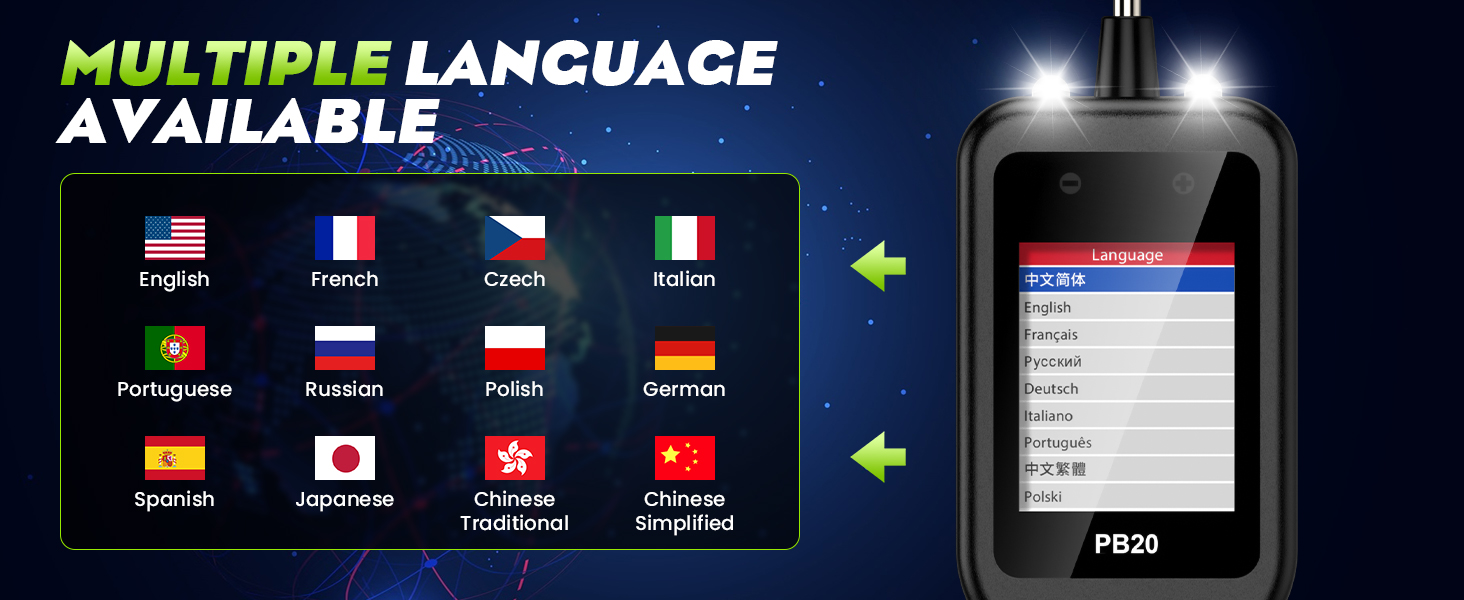 Multiple Language Available