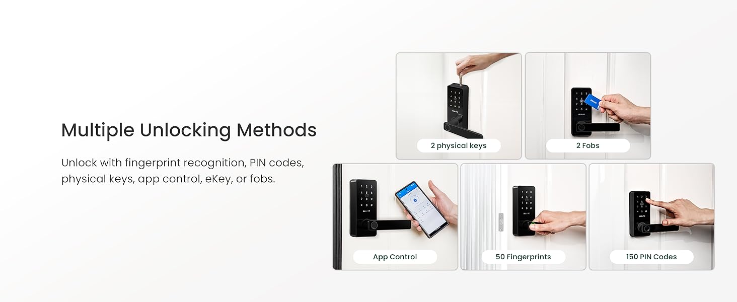 multiple unlocking methods