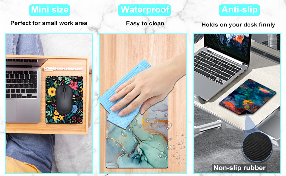 Mini size mouse pad waterproof