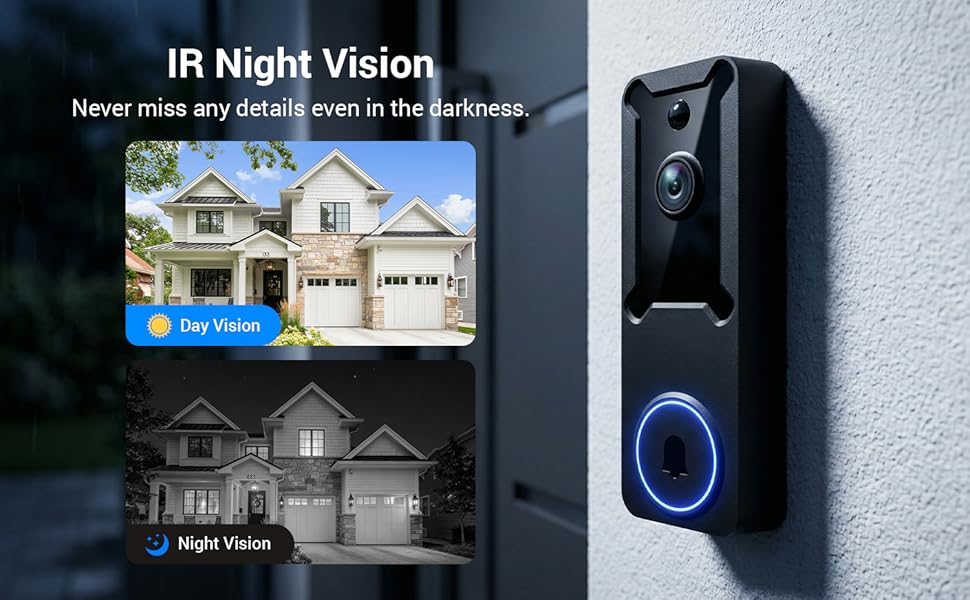 IR Night Vision wifi doorbell