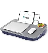 Lap Desk, lap desk for laptop, with cushion detachable and washable, fits up to 17 inches laptop,...