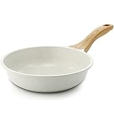 SENSARTE Nonstick Ceramic Frying Pan Skillet, 8-Inch Omelet Pan, Healthy Non Toxic Chef Pan, Indu...