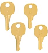 Zookpr 4Pcs Cedar Chest Key Replacement Fits All Lane S Series Locks, Replacement Lane Cedar Ches...