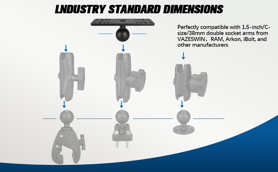 LNDUSTRY STANDARD DIMENSIONS