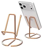 HZZADZXW Metal Cell Phone Stand for Desk, Cute One-Piece Phone Holder, Stable Desktop Display Doc...