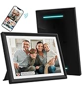 32GB FRAMEO 10.1 Inch WiFi Digital Photo Frame with LED Light, 1280x800 HD IPS LCD Touch Screen, ...