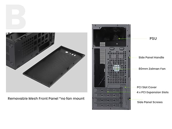 Zalman Cubix compact matx mini itx pc case