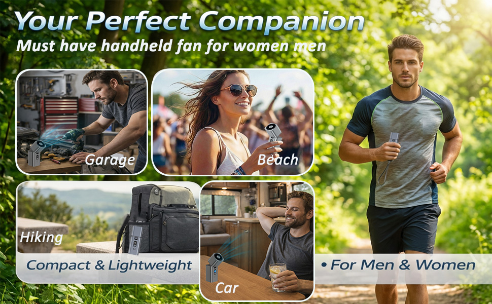 MUST HAVE HANDHELD FAN FOR WOMEN MEN