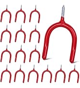 Lian.Ripple.Lian16 PackGarage Storage System Steel U Hooks with Anti-Slip Coating Home Improvemen...