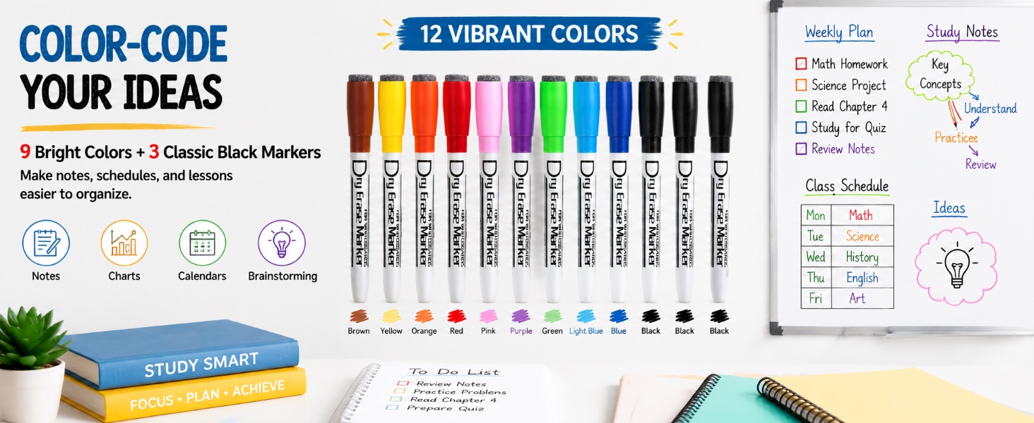 Magnetic Dry Erase Markers